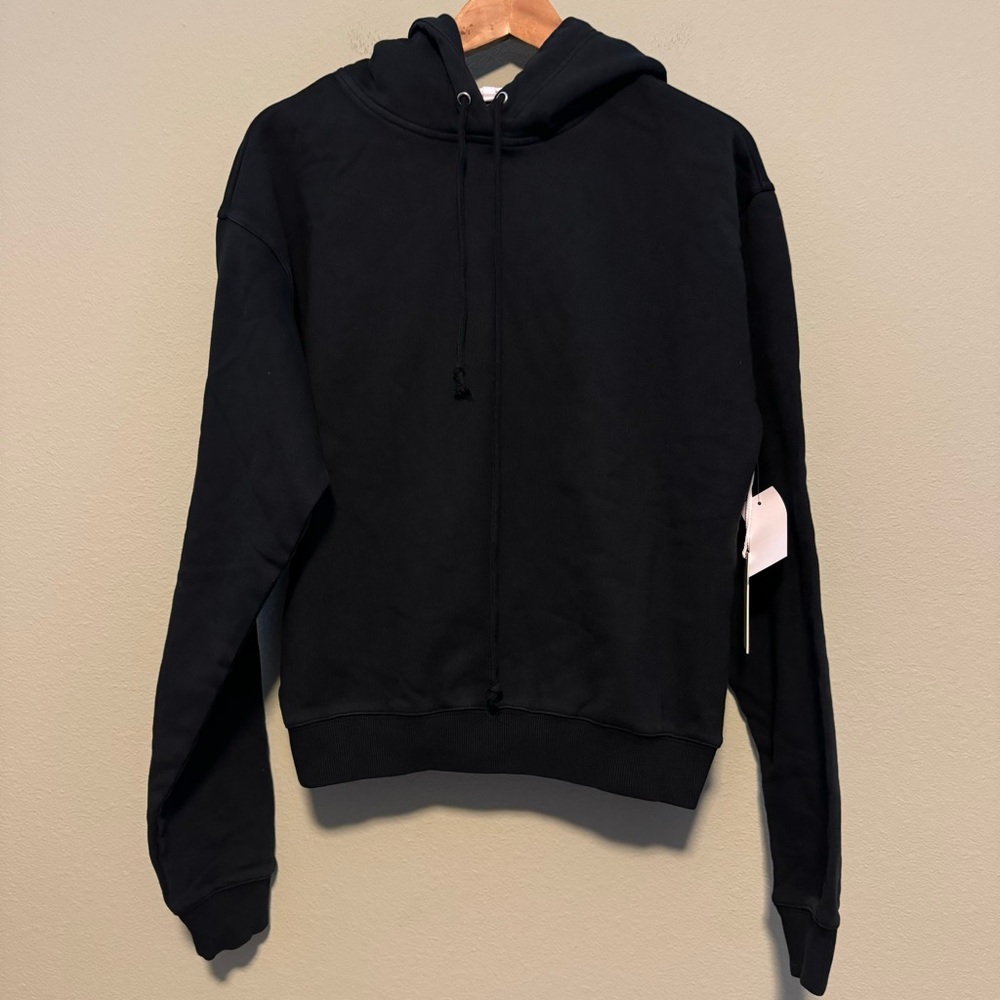 Good American Slim Hoodie in Black - Size 2 / Medium